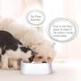 Dog Water Bowl Vehicle Carried Floating Bowl, No Spill Dog Bowl Anti Gulping Dripless Avoid Wet Mouth Pet Bowl with Food Grade Material for Dogs/Cats, Keep Water Fresh