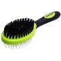 Sharper Image Dog Brush Pet Grooming Tools -Pet Brush Cat Brush 2 Sided Bristle Grooming Brush Long & Short Hair Tangled Hair Removing Shedding Loose Undercoat Fur - All Breeds
