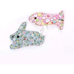 Hengzhi Catnip Toy Cute Small Bear/Rabbit Canvas,pet Toy for Kitten Scratch Resistant