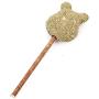 ocijf179 Cat Toy Pet Cat Kitten Star Claw Bear Head Shape Catnip Silvervine Molar Play Chew Toy - Bear Head