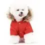 PetBoBo Cat Dog Doggie Down Jacket Hoodie Coat Pet Clothes Warm Clothing for Small Dogs Winter Red M