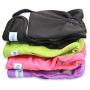 Teamoy 4pcs Washable Female Dog Diapers, Reusable Doggie Diaper Wraps for Female Dogs, Super-Absorbent and Comfortable, XS