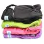 Teamoy 4pcs Washable Female Dog Diapers, Reusable Doggie Diaper Wraps for Female Dogs, Super-Absorbent and Comfortable, XS