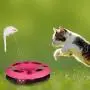 Relaxdays Pink Cat Toy Carousel with Mouse, Interactive Toy, Ball with Bell, Pet Training and Entertainment Relaxdays Pink Cat Toy Carousel with Mouse, Interactive Toy, Ball with Bell, Pet Training and Entertainment