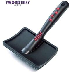 Paw Brothers Slicker Dog and Cat Grooming Brush for Professional Pet Groomers - Easy To Use - Comfortable - Removes Long and Loose Hair