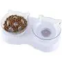Love Dream Raised Cat Food Bowls with Stand, 15° Tilted Cat Water Food Bowl, Slow Feeder Elevated Pet Bowl Stress-Free Suit for Cats Small Dogs Love Dream Raised Cat Food Bowls with Stand, 15° Tilted Cat Water Food Bowl, Slow Feeder Elevated Pet Bowl Stress-Free Suit for Cats Small Dogs