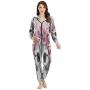 Banners with Lemon,Womens Onesie Pajamas Sportswear Grapefruit M