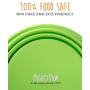 Mighty Paw Collapsible Travel Dog Bowl Set - 2 Pack (27 Oz) | Food Safe Silicone Food & Water Bowls for Pets. Bonus Carabiner Clip for Hiking, Camping or Walking. Lightweight & Leak-Proof