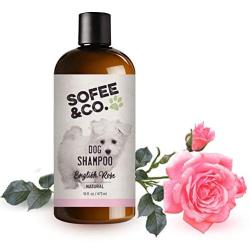 Sofee & Co. Natural Dog Puppy Shampoo - Clean Moisturize Deodorize Detangle Soothe Soften Normal Dry Itchy Flaky Allergy Sensitive Skin. Prevent Mattes. 16 oz