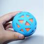 XIHONGSHIR Dog Toys Balls, Dog Toys Squeaky Balls, Natural Rubber Catch and Fetch Pet Toy, Exercise Game Balls, Tooth Cleaning, Non Toxic, 2Pcs (Blue),Pink,7.5cm