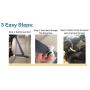 Andaconna LLC The Rosie Clip: Pet Seat Belt - Seat Belt Connector - Pet Travel Support Device - Pet Accessories