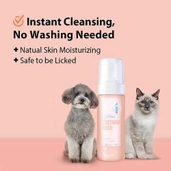 Dry Shampoo No Rinse Foam Wash – Full Transparency | Waterless Soothing Cleanser for Dogs and Cats | Removing Pet Odor | Skin & Coat Care