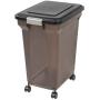 IRIS Premium Airtight Pet Food Storage Container, Smoke