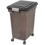 IRIS Premium Airtight Pet Food Storage Container, Smoke IRIS Premium Airtight Pet Food Storage Container, Smoke