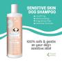 Hygea Natural Pet Shampoo for Dogs with Sensitive Skin with Organic Ingredients 16oz