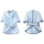 MHCT Dog Bathrobe Soft Warm Dog Pajamas with Double-Sided Adjustable Coral Fleece Dog Drying Towel Robe Pet Clothes for Large,Medium,Small Dogs