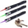 Quoiron Green Purple Red Cat Toys for Kitten Dogs 3Pcs, Interactive Kitten Toys,Pet Toy,Easy to Carry Tease Cat Sticks