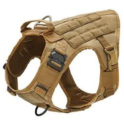 Tactical Dog Vest with Handle Molle Service K9 Harness