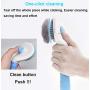 Premium Pets Self Cleaning Slicker Brush - One Click Cleaning Dog Brush - Gentle Hair Removal Cat Brush - Great for Daily Grooming - Suitable for Long and Short Hair