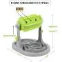 Companet Pet Slow Feeder Interactive Dog & Cat IQ Training Toys,Treat Boredom Health Diet Food Dispenser Adjustable Height for Small/Medium Dog Companet Pet Slow Feeder Interactive Dog & Cat IQ Training Toys,Treat Boredom Health Diet Food Dispenser Adjustable Height for Small/Medium Dog