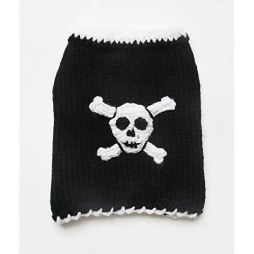 ADogFashion Skull Dog Sweater Black Halloween Dog Clothes Doggy Cat Pet Puppy Clothing Apparel Different Sizes ADogFashion Skull Dog Sweater Black Halloween Dog Clothes Doggy Cat Pet Puppy Clothing Apparel Different Sizes