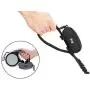 DORA BRIDAL Dog Waste Bag Dispenser, Dog Poop Bag Holder Leash Attachment Includes 1 Roll of Free Poop Bags, Zippered Pouch & Plastic Hook for Easy Carry Black