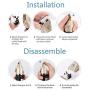 KaKaSure Dog Clippers Noiseless Pet Grooming Clipper, USB Rechargeable Cordless Dog Grooming Kit, Electric Pets Hair Trimmers for Dogs Cats and Other Pets(Rose Gold)