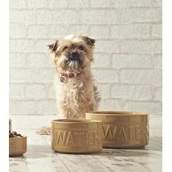 Mason Cash Lettered Water Bowl for Dogs, Cane, 20 cm