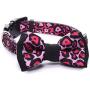 Cutesy Pet Dog Collar with Adjustable Bow | 4 Designs in 4 Sizes | Comfortable and Strong