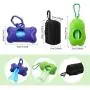 Weewooday 3 Pieces Dog Waste Bags Holder Leash Poop Waste Bag Holder Dispenser Waste Bag with Dog Poop Waste Bags for Walking Running with Dog, 3 Styles Weewooday 3 Pieces Dog Waste Bags Holder Leash Poop Waste Bag Holder Dispenser Waste Bag with Dog Poop Waste Bags for Walking Running with Dog, 3 Styles