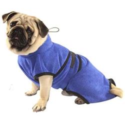 GabeFish Super Absorbent Microfiber Dog Bathrobe Full-Wrap Cats Bath Towel Cape