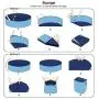 BODISEINT PVC Pet Swimming Pool Foldable Pet Pool for Cat Puppy Dog Bathing Pool Child Bathtub Kiddie Pool Beach Outdoor Play Summer Water Fun BODISEINT PVC Pet Swimming Pool Foldable Pet Pool for Cat Puppy Dog Bathing Pool Child Bathtub Kiddie Pool Beach Outdoor Play Summer Water Fun
