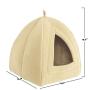 PETMAKER Cozy Kitty Tent Igloo Plush Cat Bed