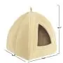PETMAKER Cozy Kitty Tent Igloo Plush Cat Bed PETMAKER Cozy Kitty Tent Igloo Plush Cat Bed