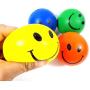 pet Toy Ball Cartoon Cute Funny PU Mini Neon Smile Face pet Toy Ball Cartoon Cute Funny PU Mini Neon Smile Face