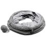 LeerKing Collapsible Cat Tunnel, 1/2 Window Cat Play Tube Toy for Large Cats with Scratching Ball Crinkle Paper