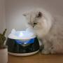 CHZHENG Pet Water Dispenser, Automatic Luminous Pets Water Fountain for Cats Fountain Dogs USB Electric Water Dispenser Drinker Feeder Bowls,B