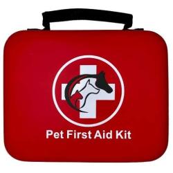 Deluxe Pet First Aid Kit for Dogs, Cats, Birds and Exotics (60+ Piece) - Veterinary Designed and Approved