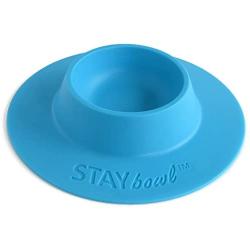 STAYbowl Tip-Proof Ergonomic Pet Bowl for Guinea Pig and Other Small Pets; 1/4-Cup Size; Sky Blue