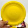 Dafang Flying Frisbee, 22cm Diameter Flying Disc, Pet Training Flying Saucer Interactive Toys Assorted Flying Disk for Outside Play (Yellow)