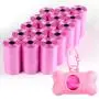 Augies Doggies Pets Poop Bags with Free Bone-Shaped Dispenser and Leash Clip, Eco-friendly, Leak-Proof Compostable Dog Waste Bag, Bulk Pack of 16 Rolls/20 bags per roll/ 320 bags (Pink) Augies Doggies Pets Poop Bags with Free Bone-Shaped Dispenser and Leash Clip, Eco-friendly, Leak-Proof Compostable Dog Waste Bag, Bulk Pack of 16 Rolls/20 bags per roll/ 320 bags (Pink)