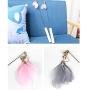 BeesClover Long Handle Steel Wire Feather Pole Cat Teaser Interactive Toy pet Gift