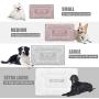 SIWA MARY Dog Bed Mat Soft Crate Pad Washable Anti-Slip Mattress for Large Medium Small Dogs and Cats Kennel Pad