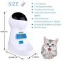 Iseebiz Automatic Cat Feeder 3L Pet Food Dispenser Feeder for Medium and Large Cat Dog——4 Meal, Voice Recorder and Timer Programmable,Portion Control