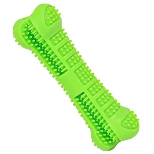 Emoly Dog Toothbrush Care Cleaning Stick - Dog Toothbrush Chew Toy Stick for Dog Dental Care- Safe, Bite Resistant Natural Rubber Toy Bone for Teeth Cleaning- Suitable for All Breed of Dogs (Green) Emoly Dog Toothbrush Care Cleaning Stick - Dog Toothbrush Chew Toy Stick for Dog Dental Care- Safe, Bite Resistant Natural Rubber Toy Bone for Teeth Cleaning- Suitable for All Breed of Dogs (Green)