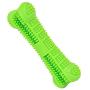 Emoly Dog Toothbrush Care Cleaning Stick - Dog Toothbrush Chew Toy Stick for Dog Dental Care- Safe, Bite Resistant Natural Rubber Toy Bone for Teeth Cleaning- Suitable for All Breed of Dogs (Green)