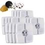 Litviz Pet Fountain Replacement Filters, 16 Pack Cat Water Fountain Filters, Suitable for 84oz/2.5L Automatic Pet Fountain Cat Water Fountain Dog Water Dispenser, Activated Carbon and Resin