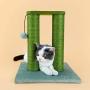 YOULERBU Vertical Cat Scratching Post 29'' Tall, Cat Claw Scratch Post with Sisal Rope Cat Scratch Post for Cats and Kittens（Green）