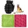 Dog Toys for Aggressive Chewers Large Breed and Slow Feeder Dog Bowls Lick Mat for Dogs