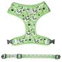 Bulltastic Panda Dream Reversible Dog Harness – Reversible, Comfortable, Adjustable, Easy to Clean – Fits Bulldogs, Pugs, and Other Dog Breeds
